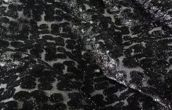 JACQUARD VELOUR WITH METALLIC